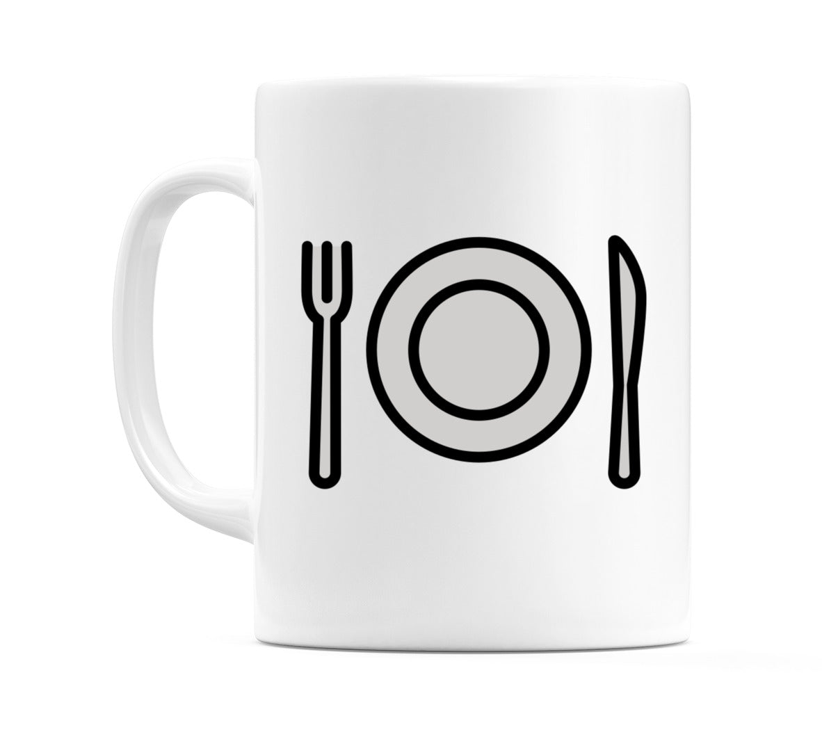 Fork And Knife With Plate Emoji Mug