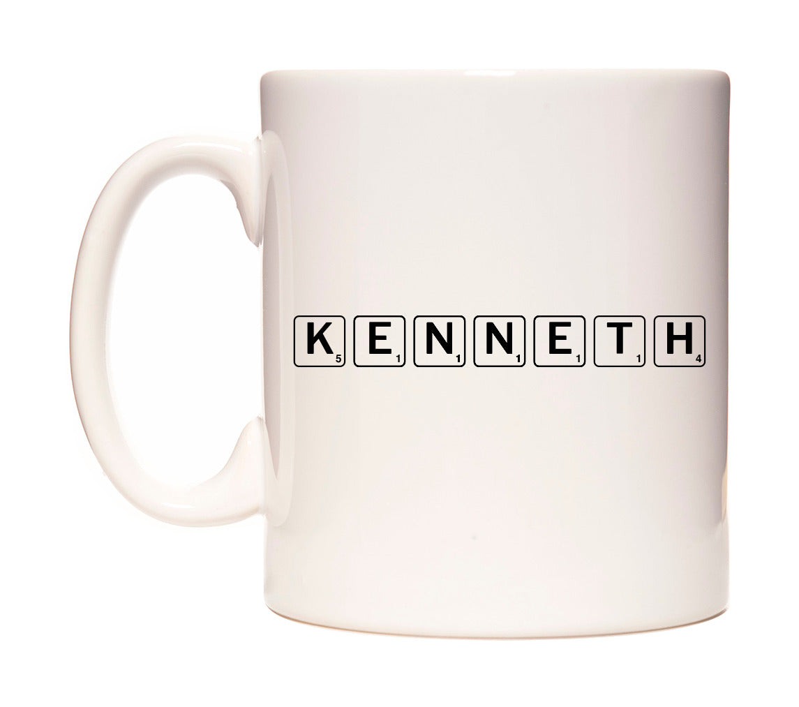 Kenneth - Scrabble Themed Mug