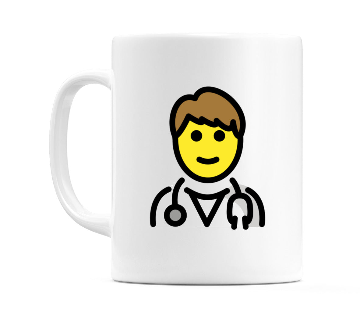 Male Health Worker Emoji Mug