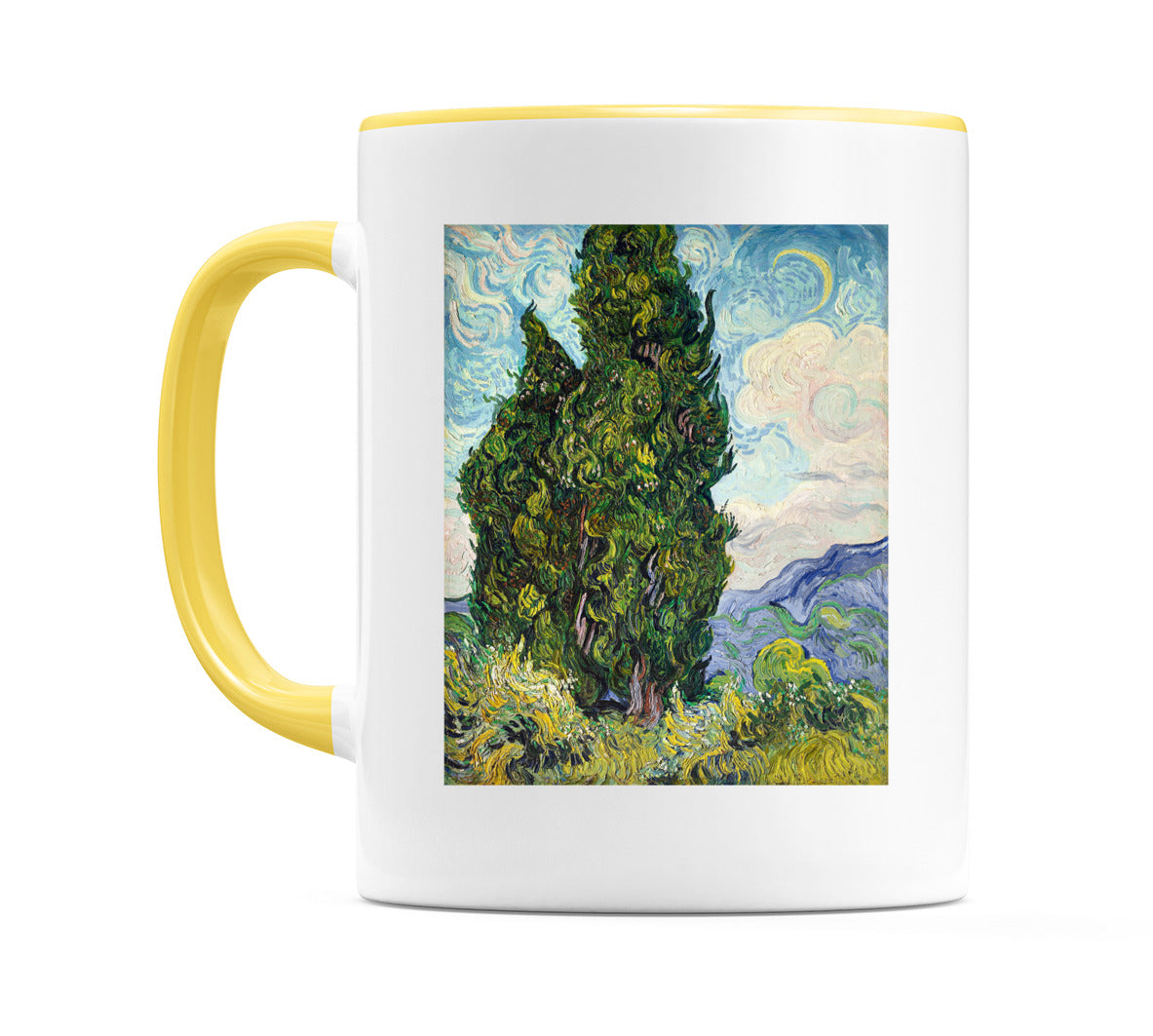 Vincent van Gogh Cypresses (1889) Mug