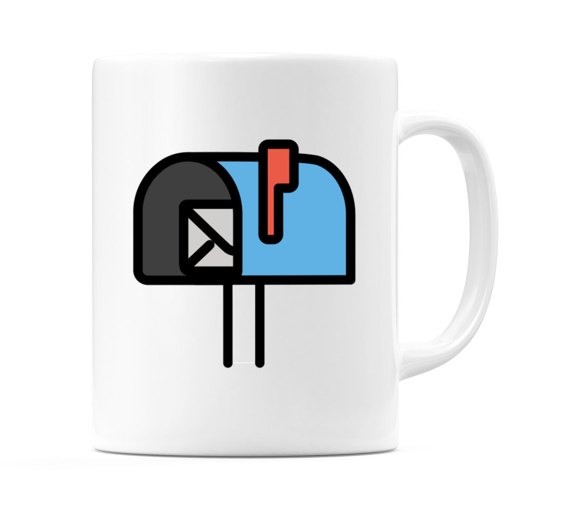Open Mailbox With Raised Flag Emoji Mug