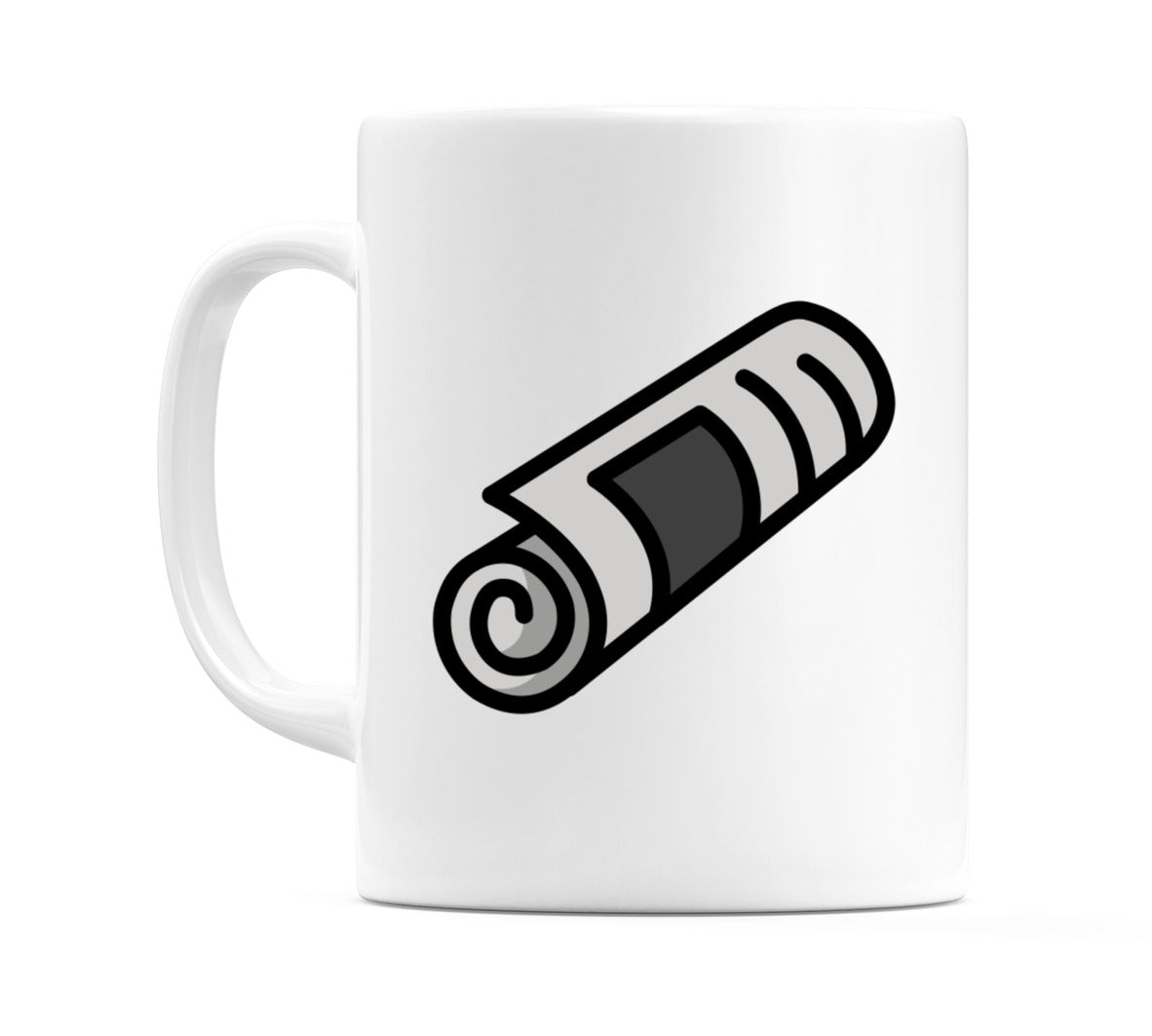 Rolled-Up Newspaper Emoji Mug