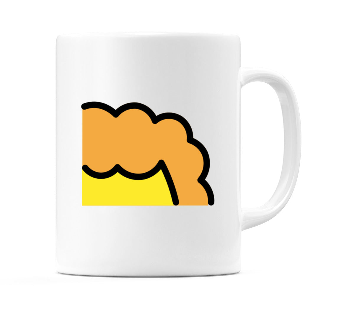 Curly Hair Emoji Mug