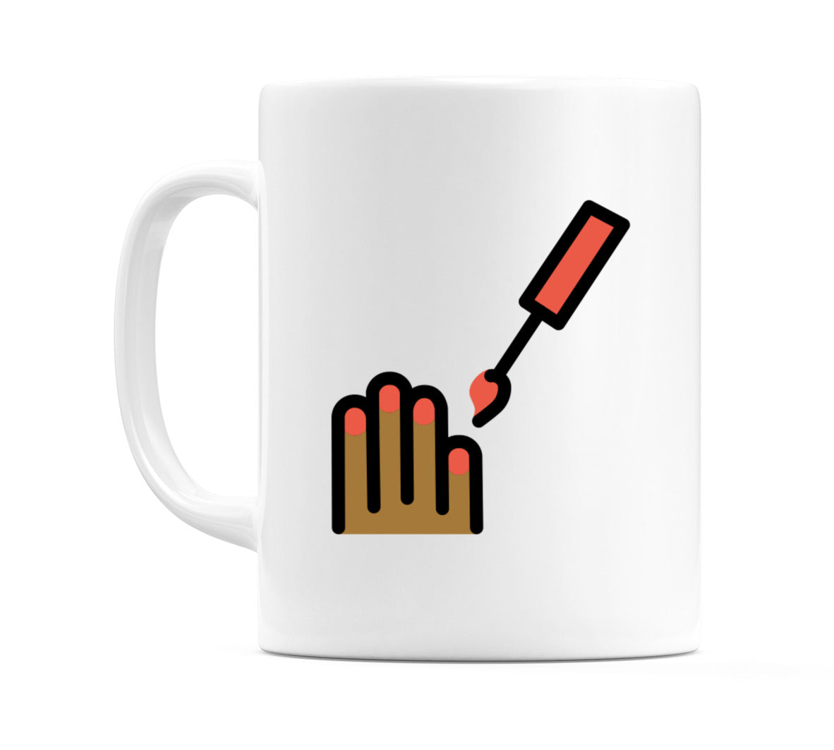 Nail Polish: Medium-Dark Skin Tone Emoji Mug
