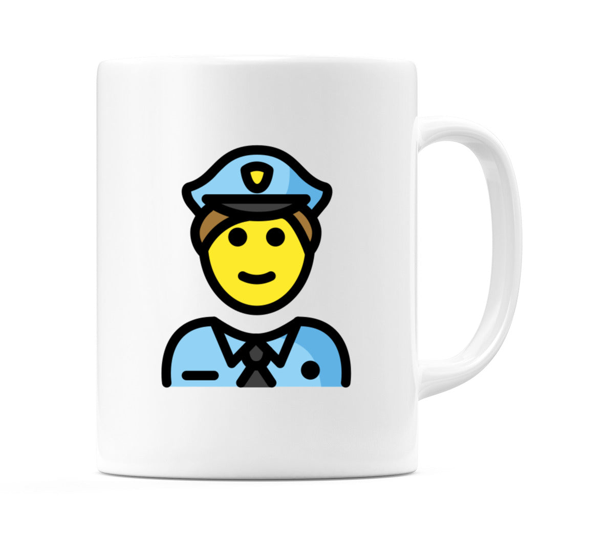 Male Police Officer Emoji Mug