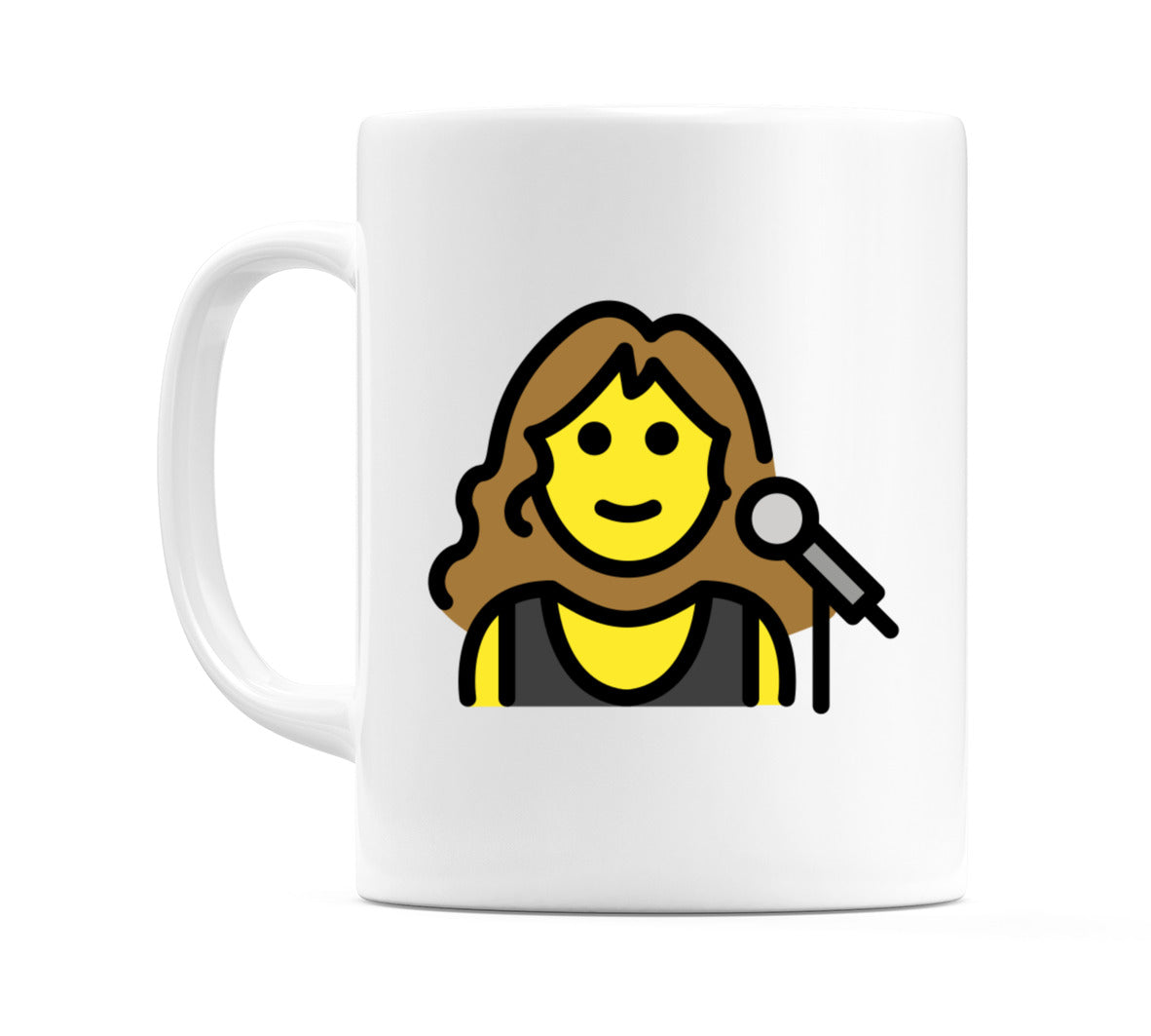Female Singer Emoji Mug