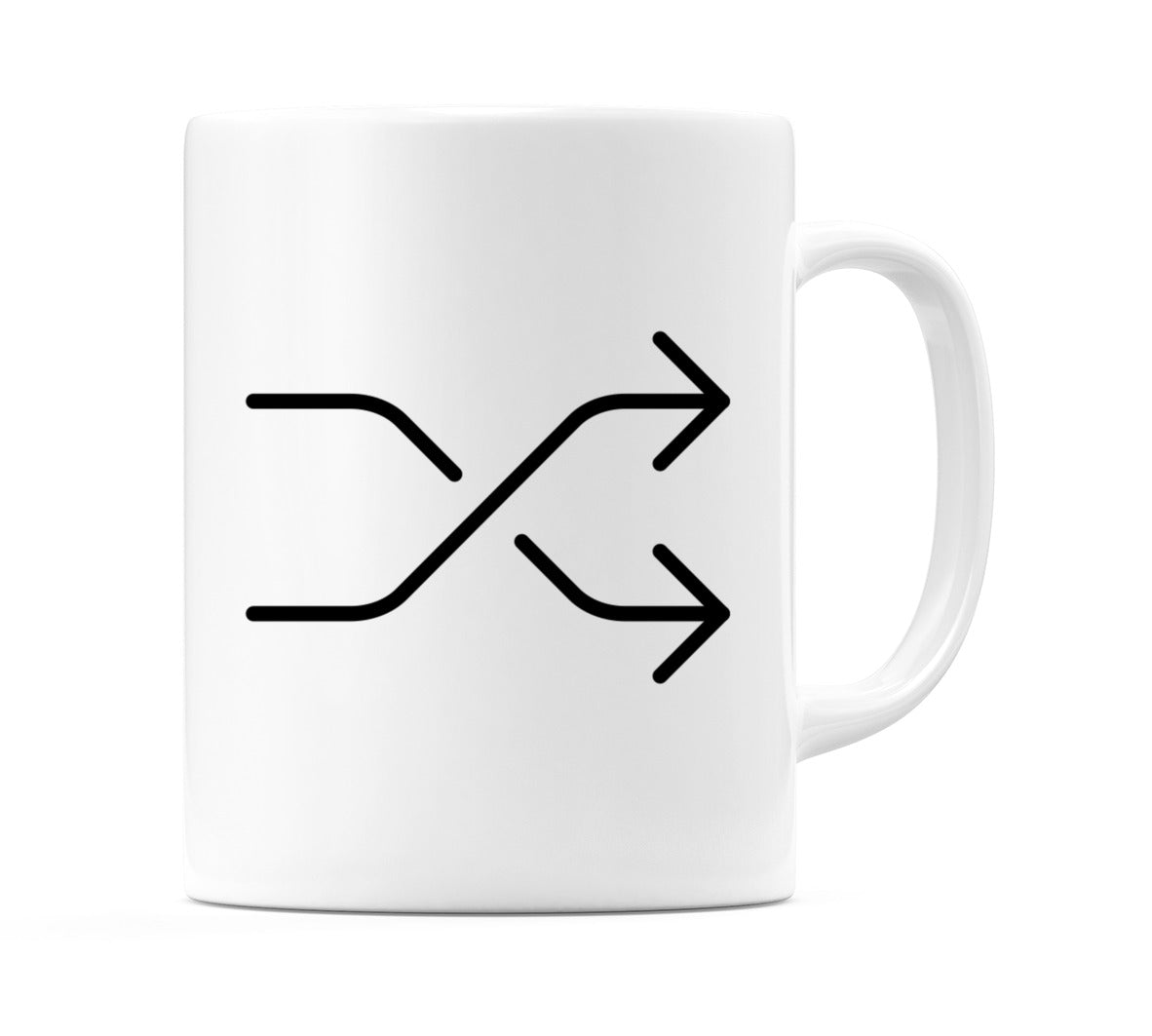 Shuffle Tracks Button Emoji Mug