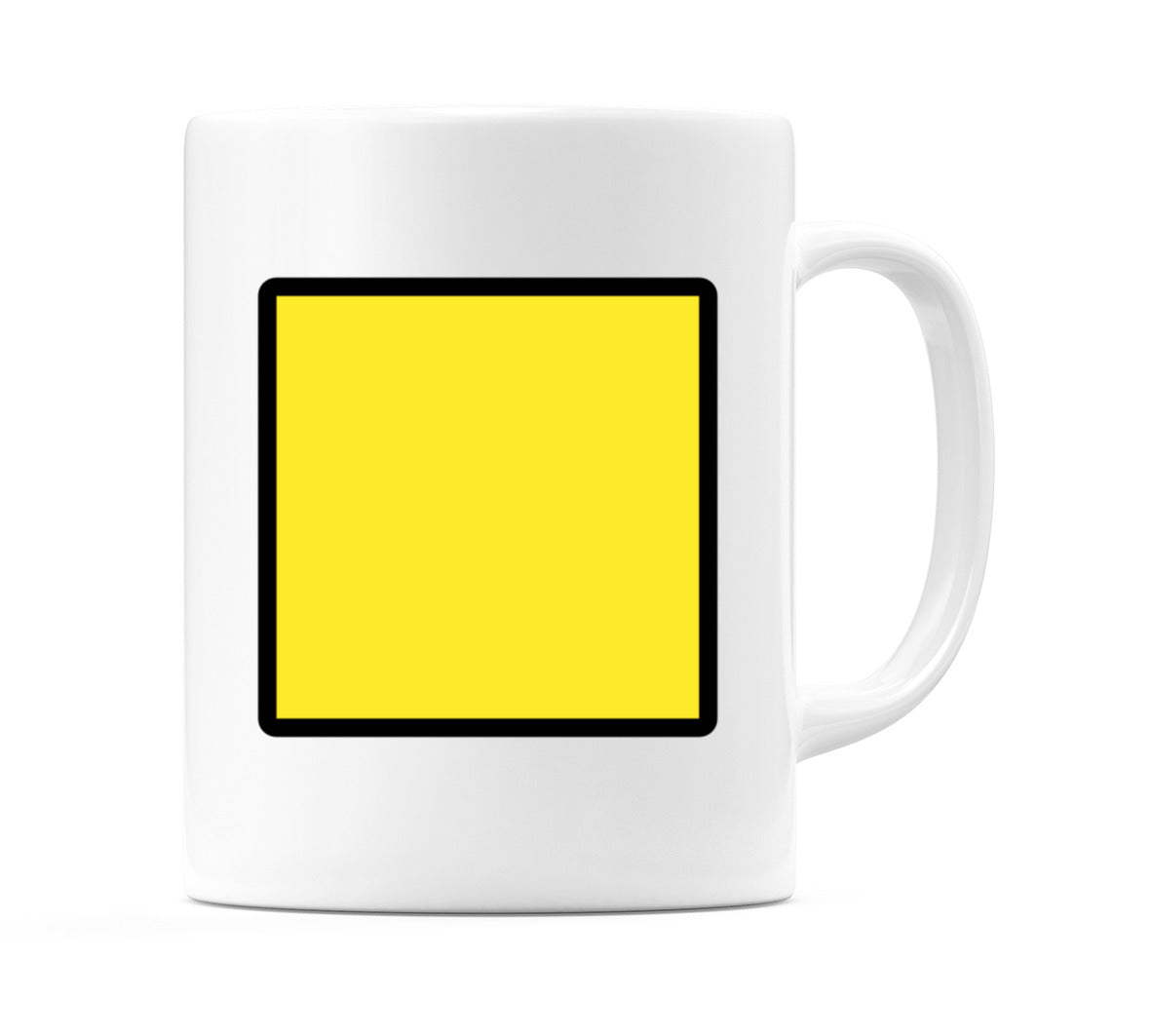 Yellow Square Emoji Mug