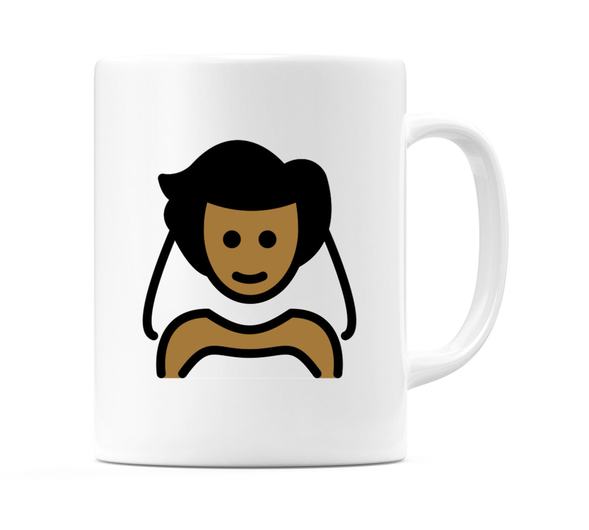 Bride With Veil: Medium-Dark Skin Tone Emoji Mug