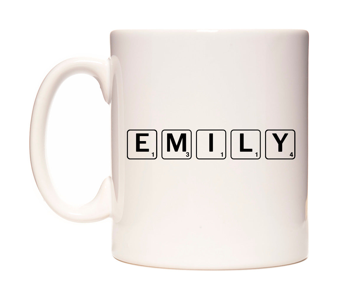 Emily - Scrabble Themed Mug