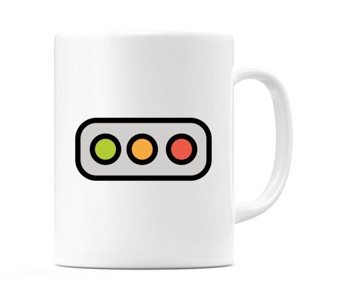 Horizontal Traffic Light Emoji Mug
