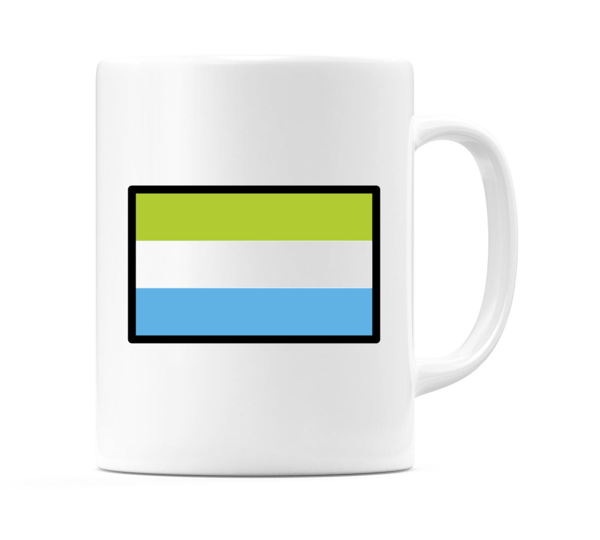 Sierra Leone Flag Emoji Mug