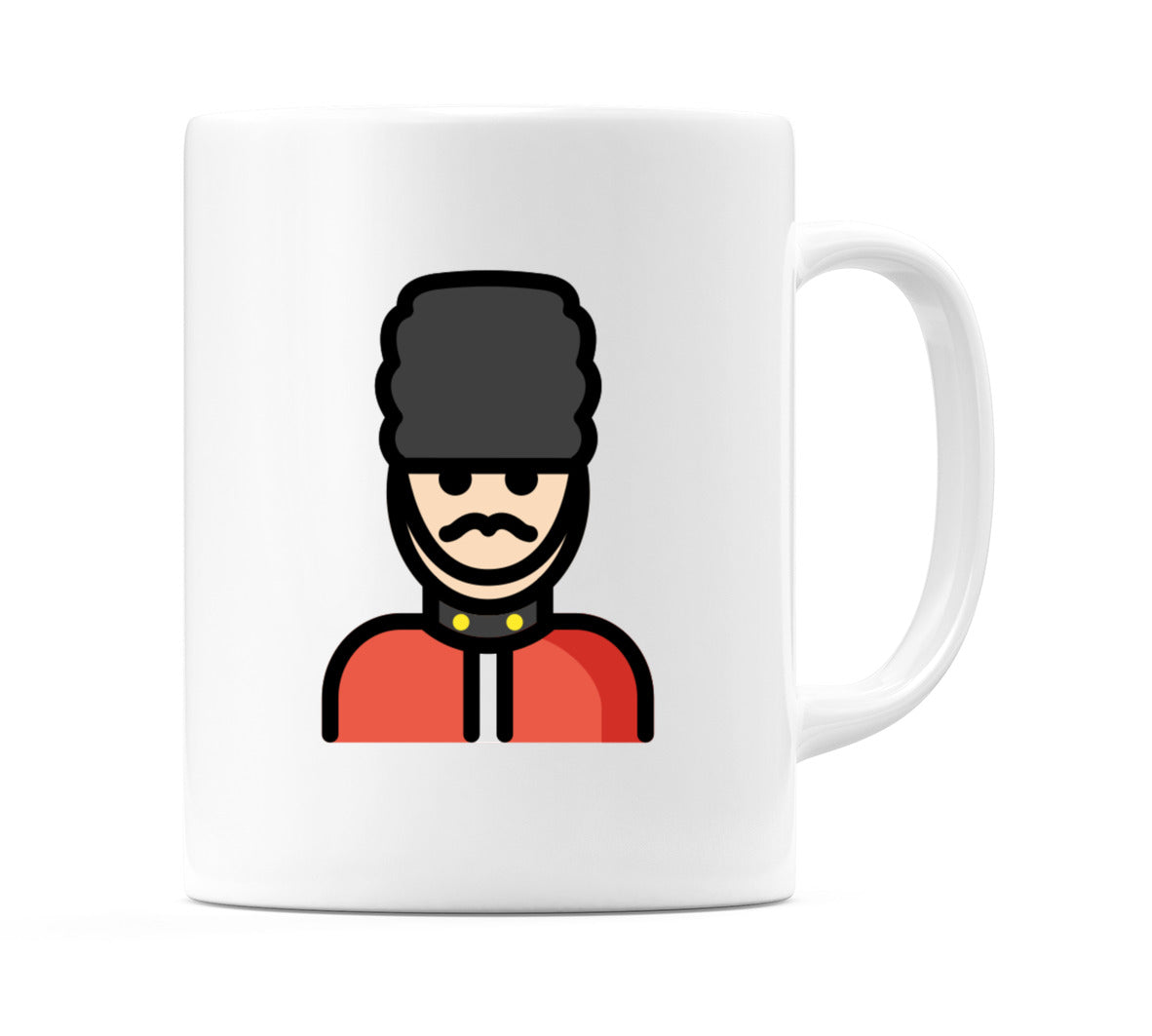 Male Guard: Light Skin Tone Emoji Mug