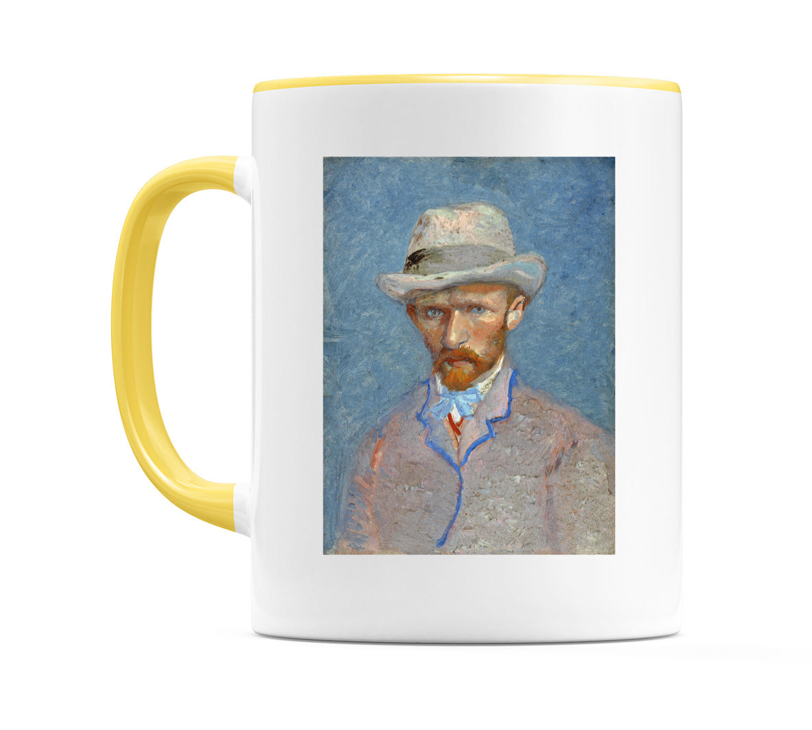 Self Portrait with a Gray Straw Hat (1887) Mug