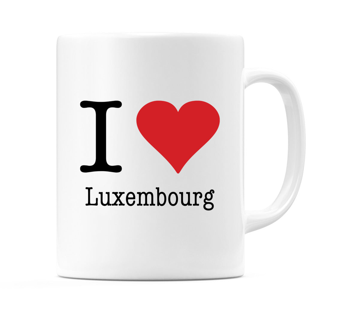 I Love Luxembourg Mug