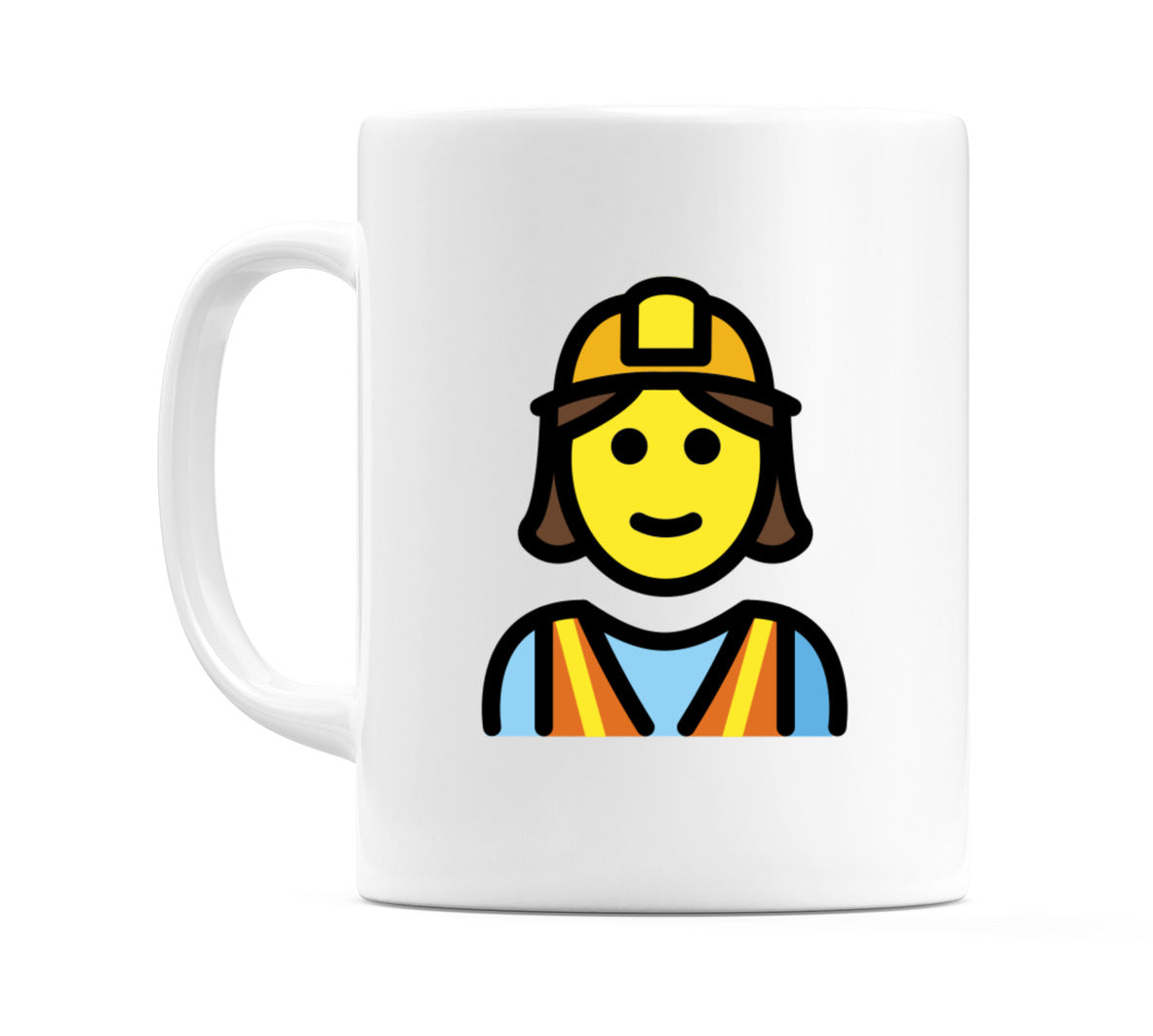 Female Construction Worker Emoji Mug