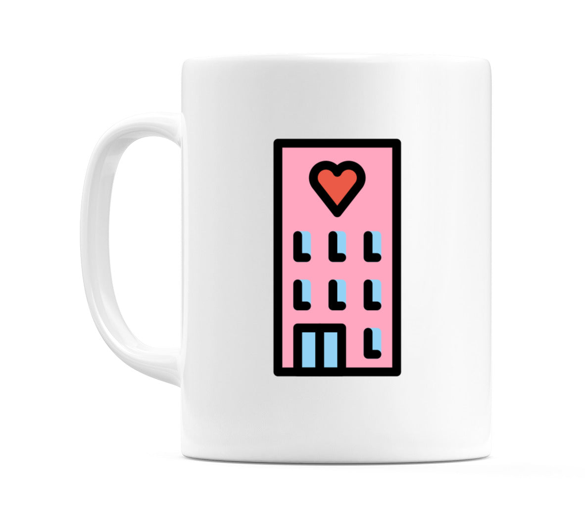 Love Hotel Emoji Mug