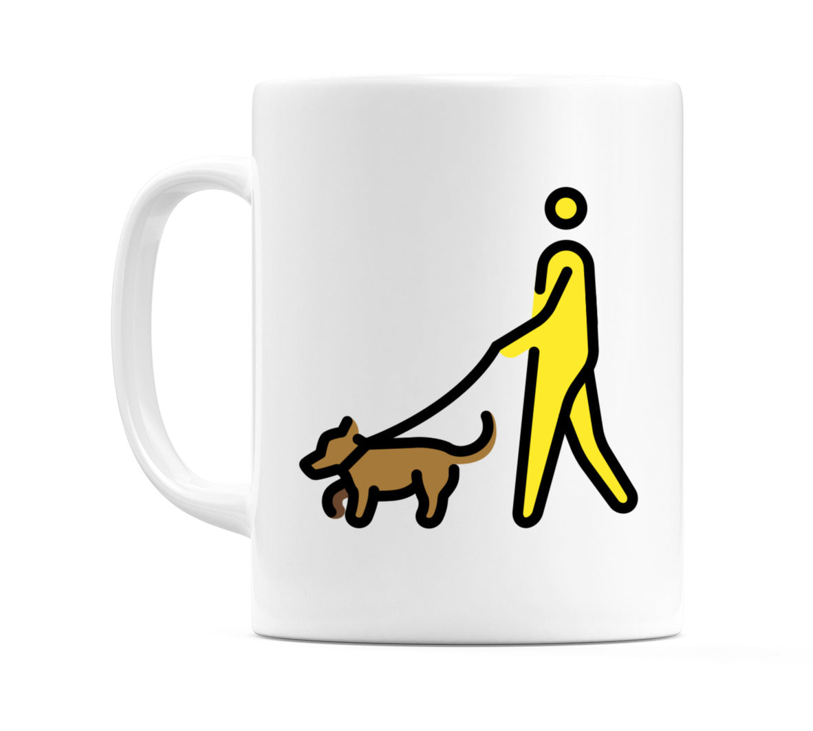 Person With Dog Emoji Mug