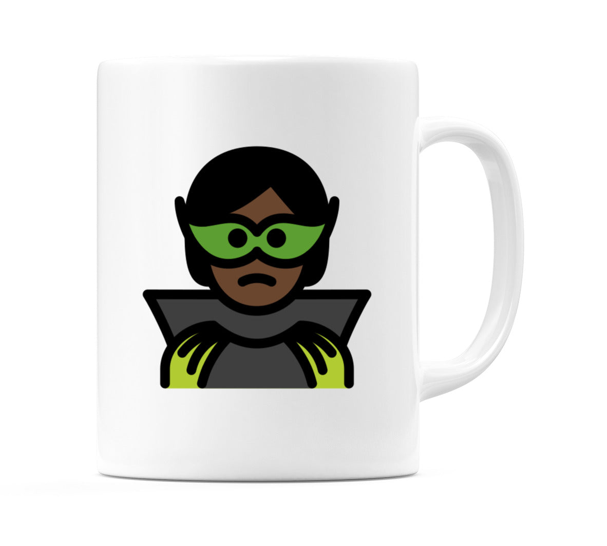 Supervillain: Dark Skin Tone Emoji Mug