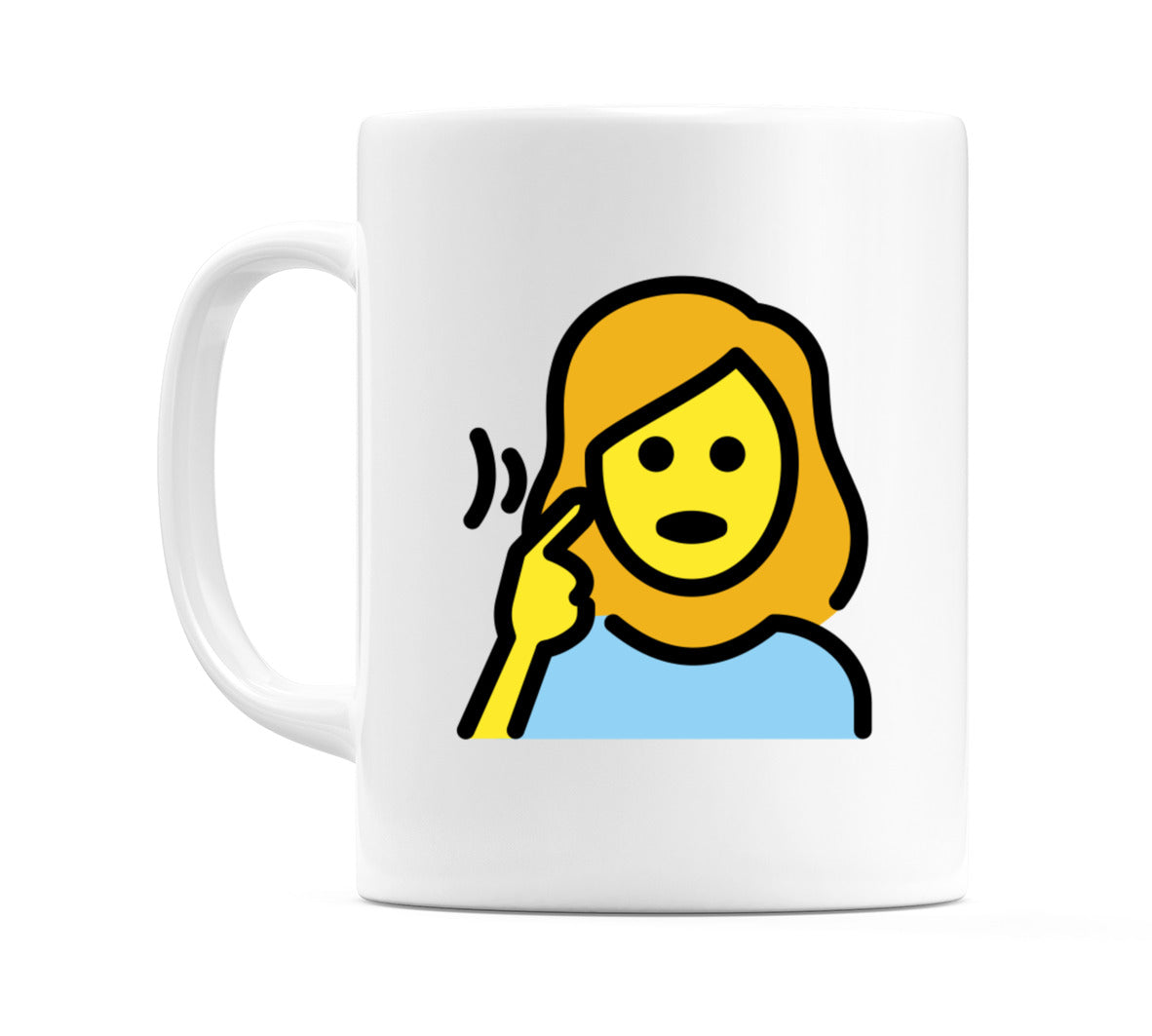Deaf Female Emoji Mug