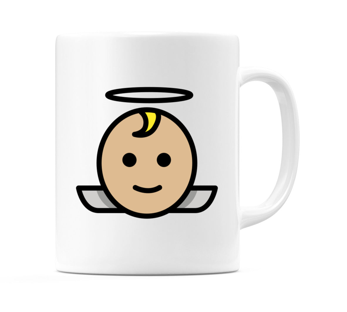 Baby Angel: Medium-Light Skin Tone Emoji Mug