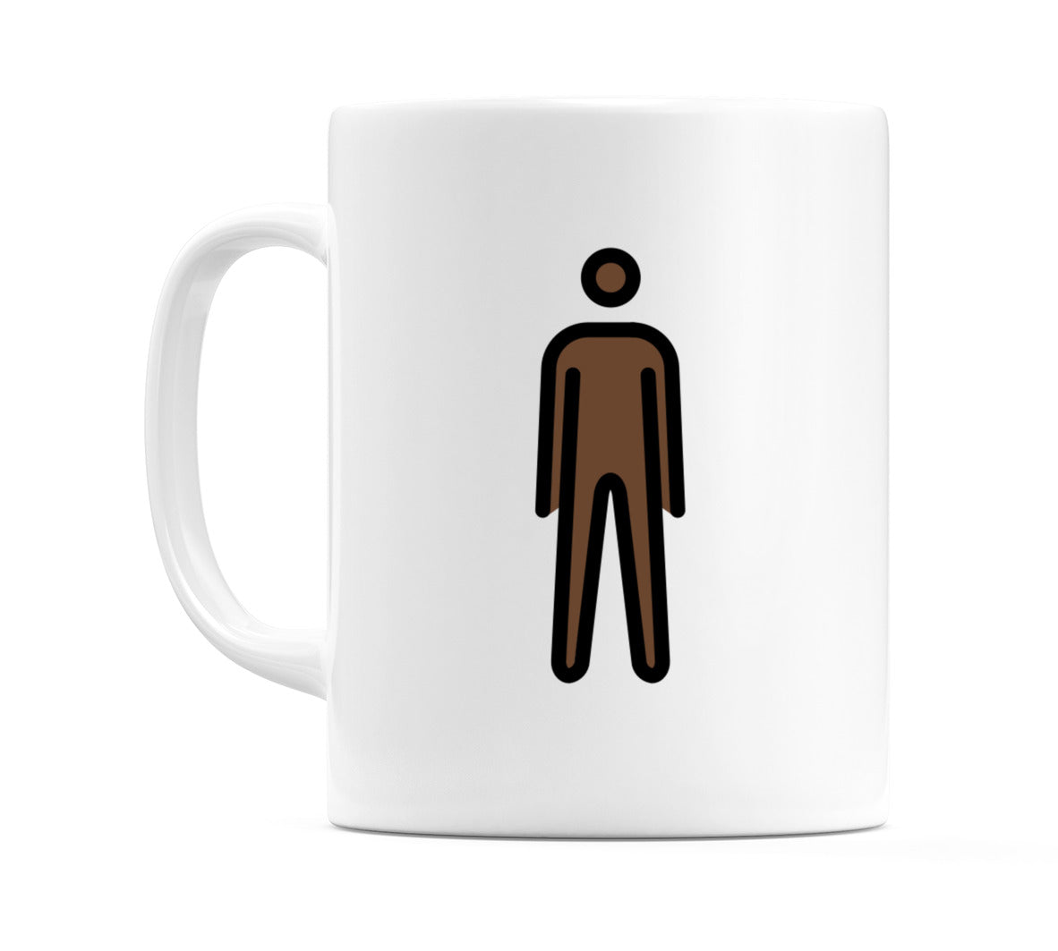 Person Standing: Dark Skin Tone Emoji Mug