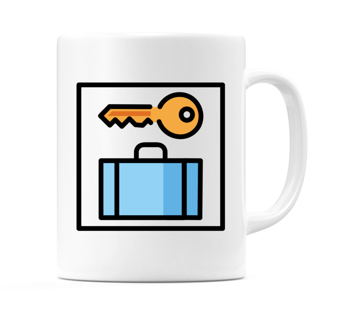 Left Luggage Emoji Mug