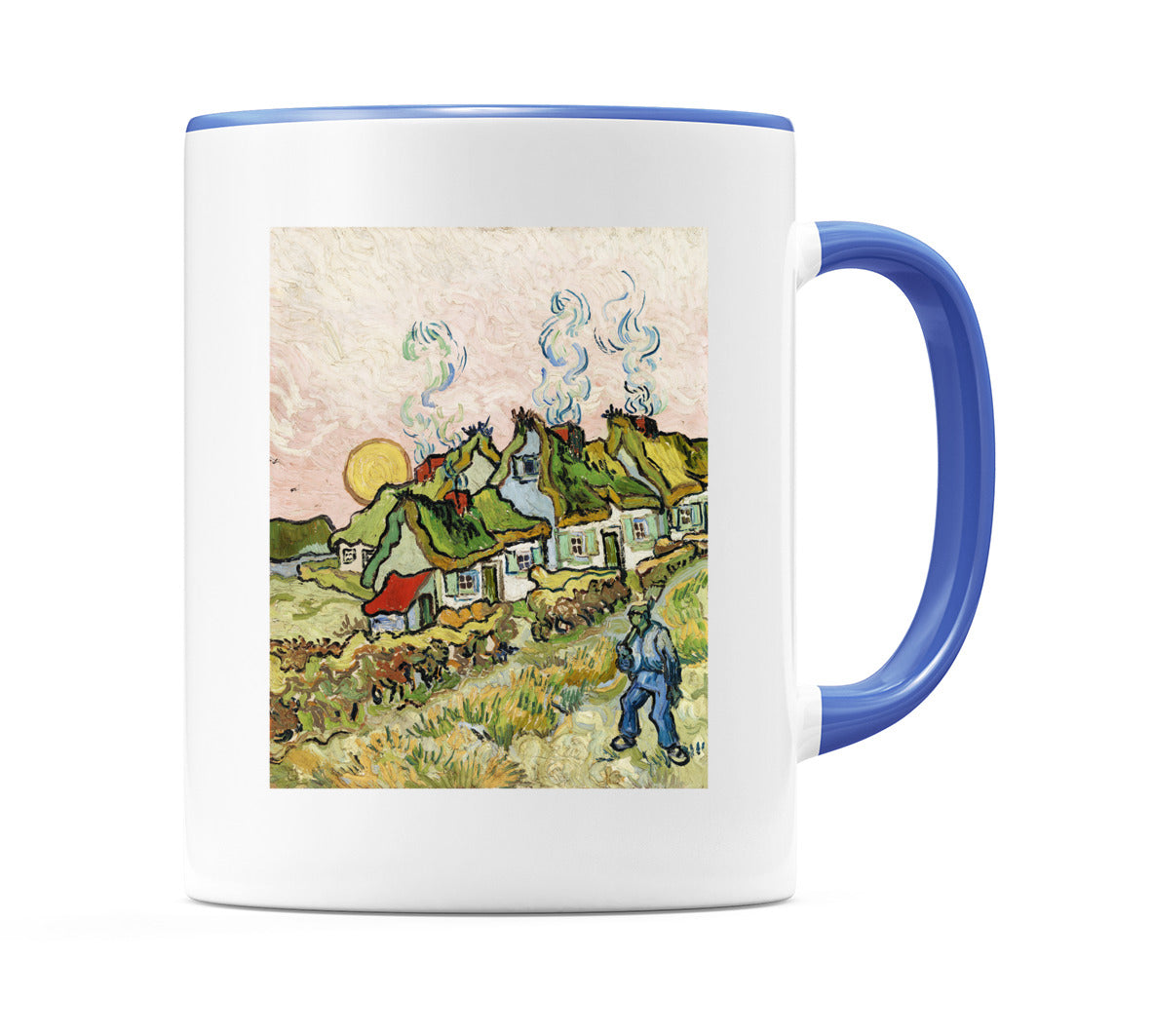 Houses and Figure (1890) Mug