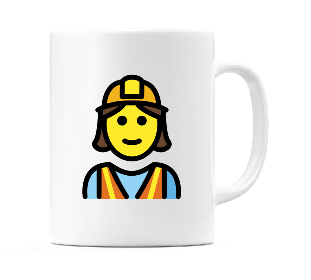 Female Construction Worker Emoji Mug