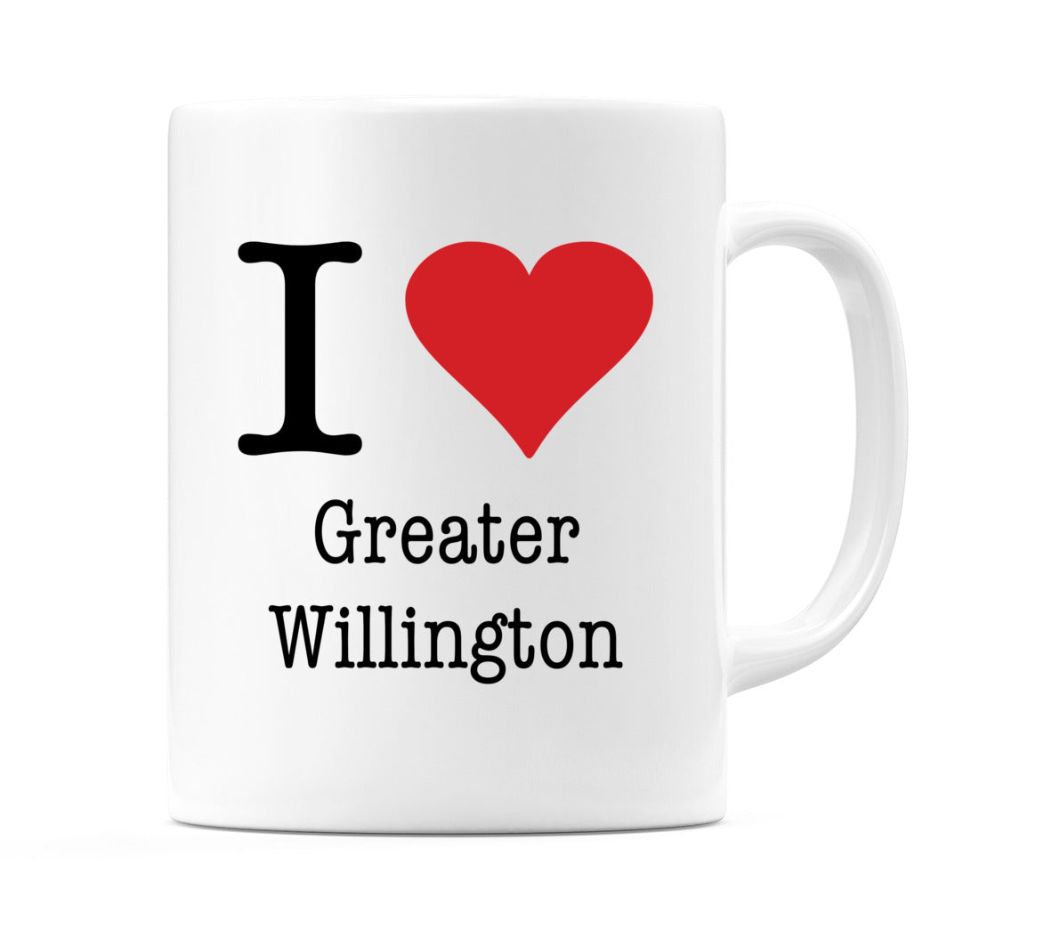 I Love Greater Willington Mug