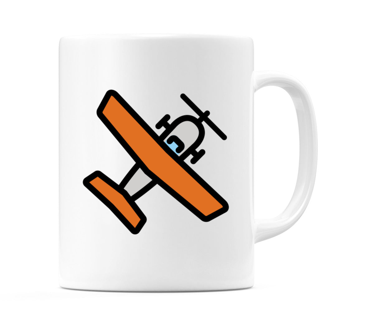 Small Airplane Emoji Mug