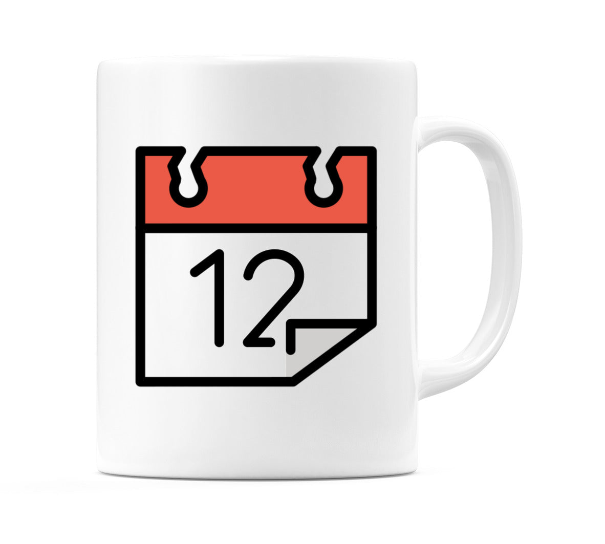 Tear-Off Calendar Emoji Mug
