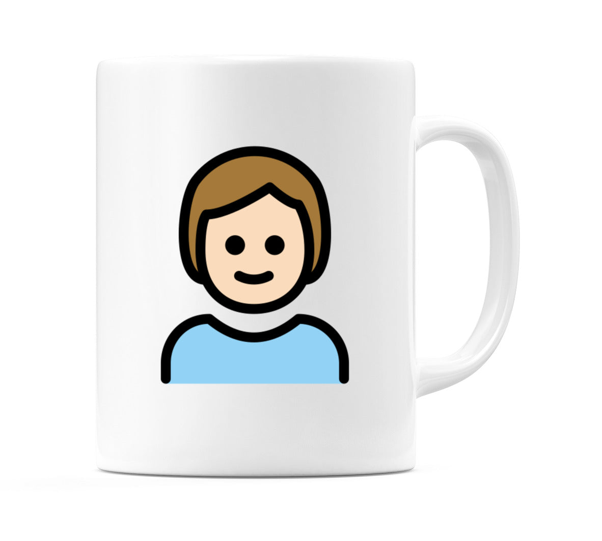 Child: Light Skin Tone Emoji Mug