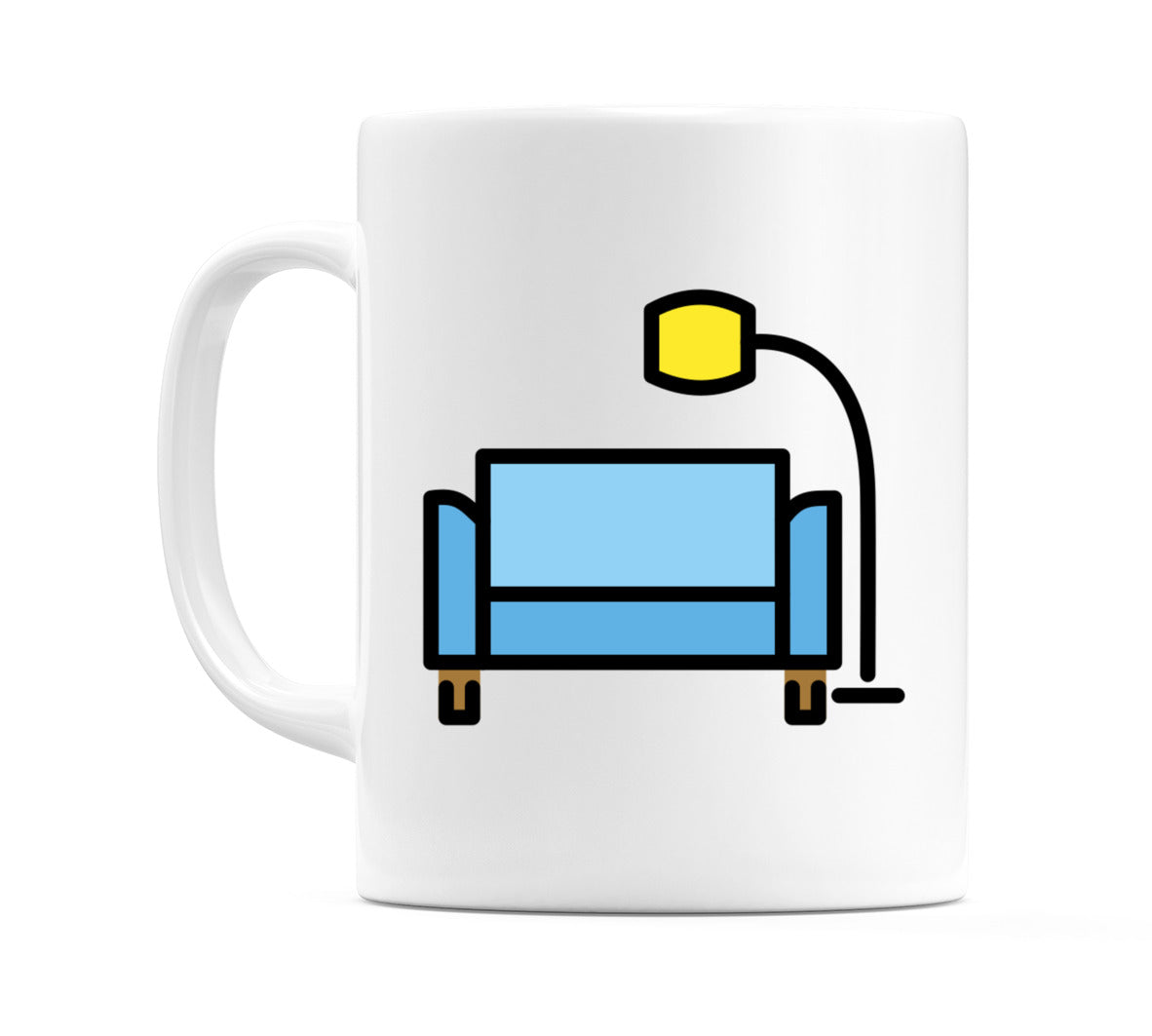 Couch And Lamp Emoji Mug