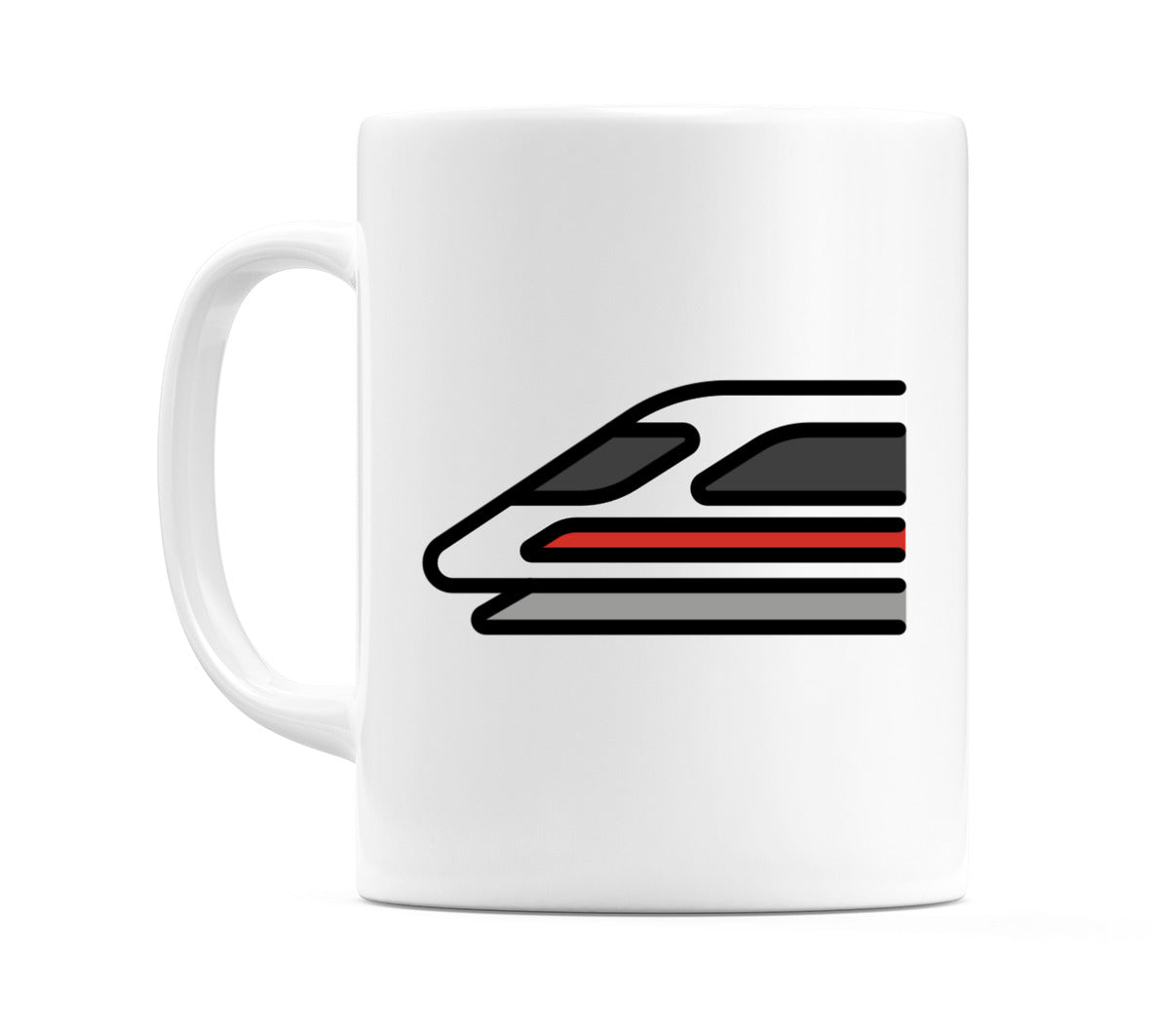 High-Speed Train Emoji Mug