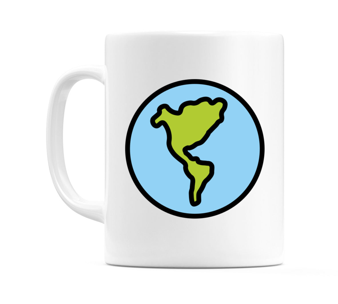 Globe Showing Americas Emoji Mug