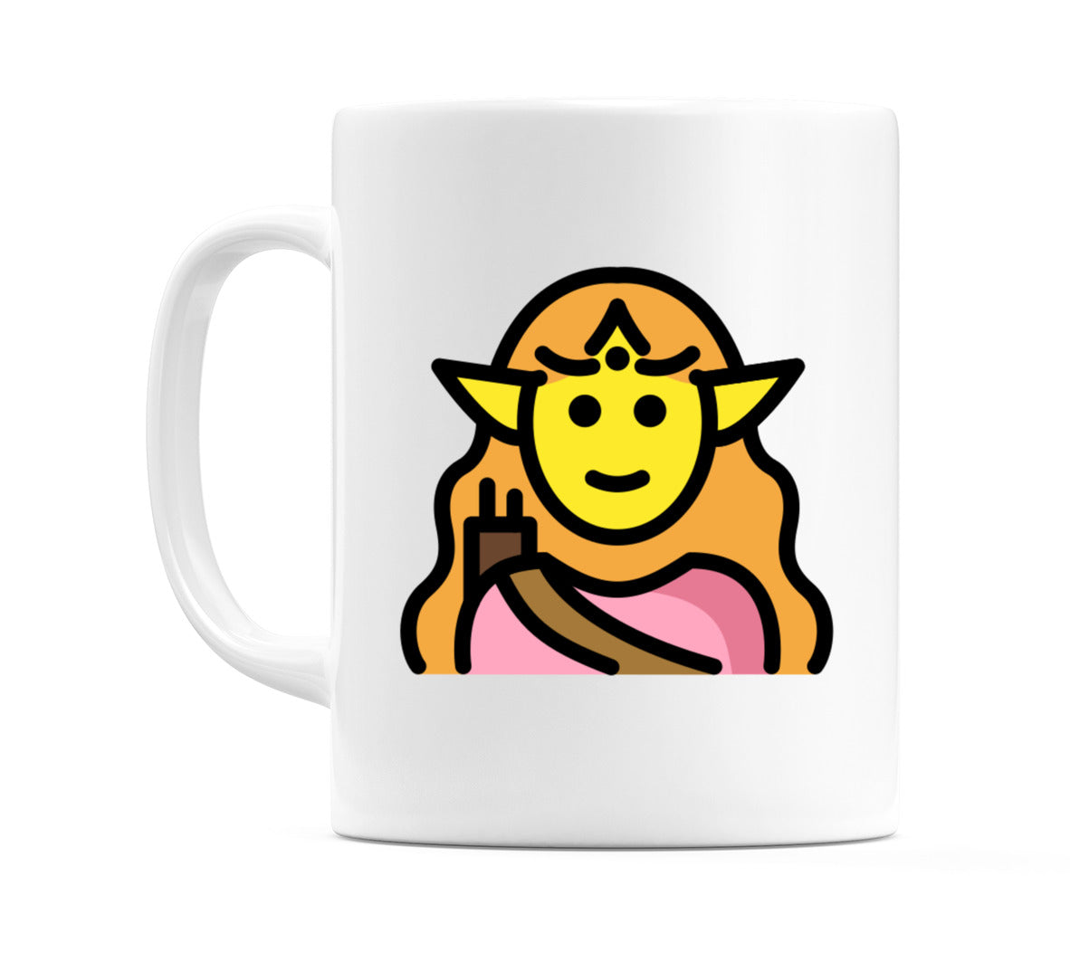 Female Elf Emoji Mug