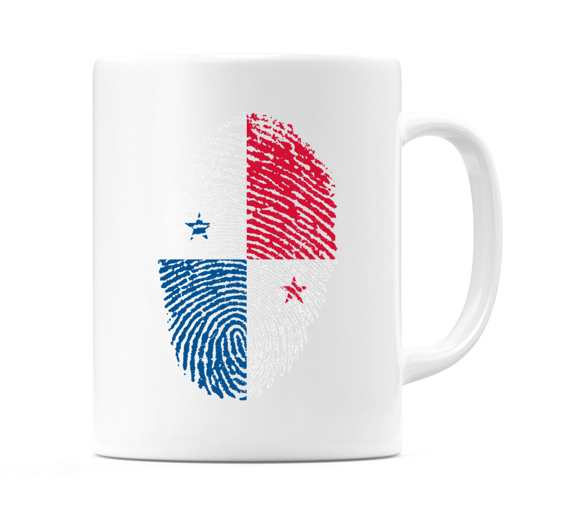 Panama Finger Print Flag Mug