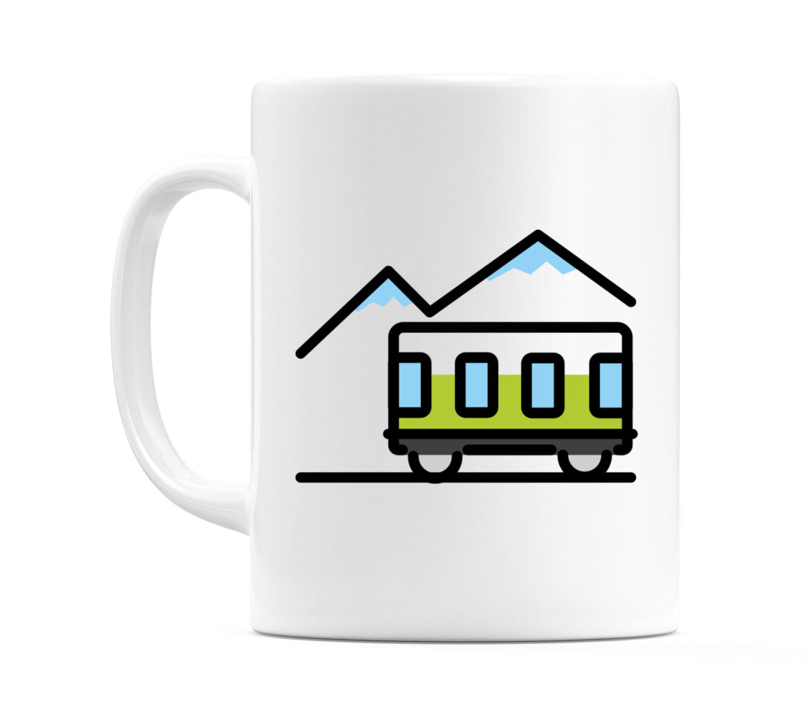 Mountain Railway Emoji Mug
