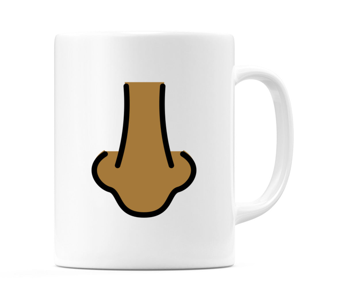 Nose: Medium-Dark Skin Tone Emoji Mug