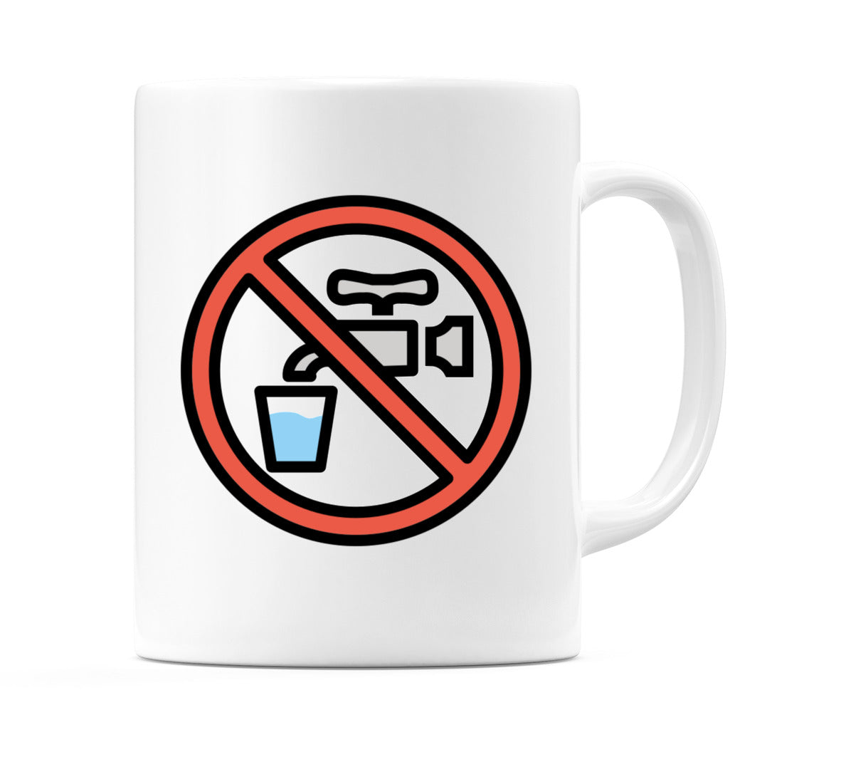 Non-Potable Water Emoji Mug