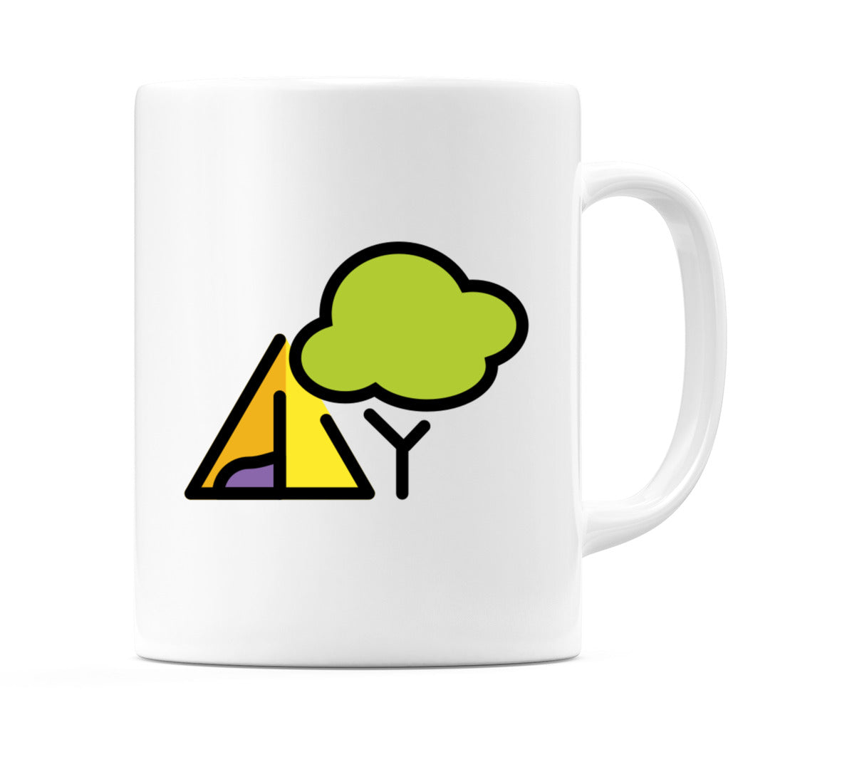 Camping Emoji Mug