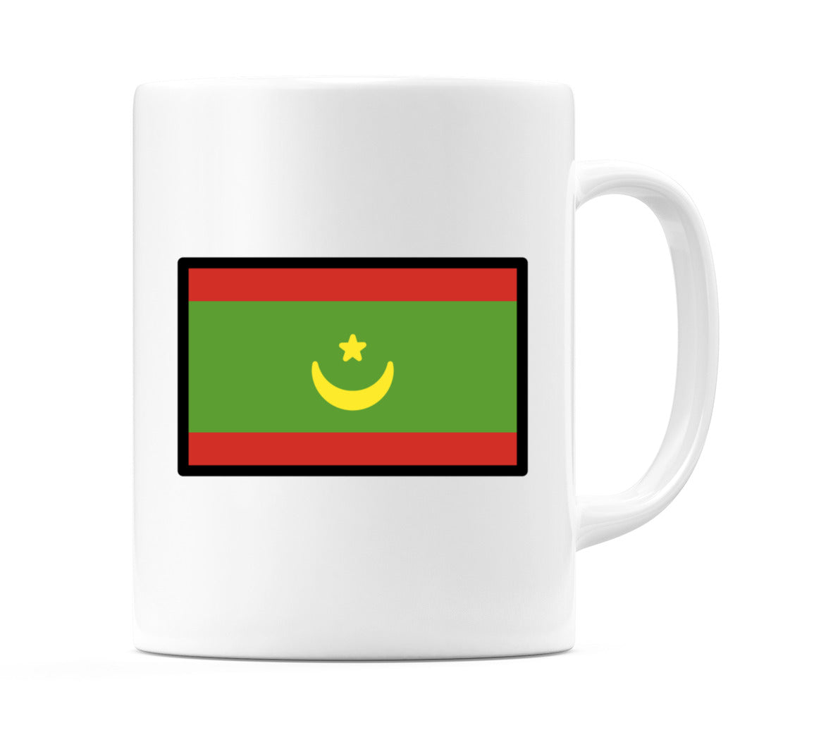 Mauritania Flag Emoji Mug