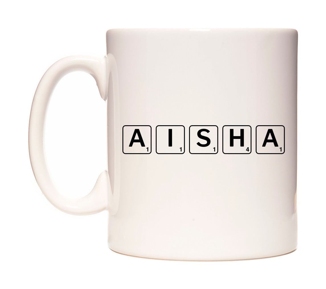 Aisha - Scrabble Themed Mug