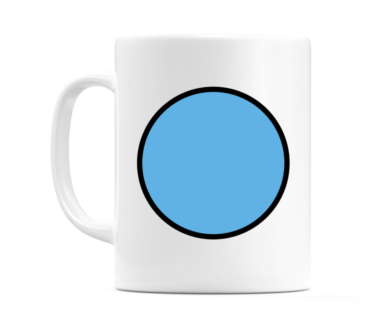 Blue Circle Emoji Mug