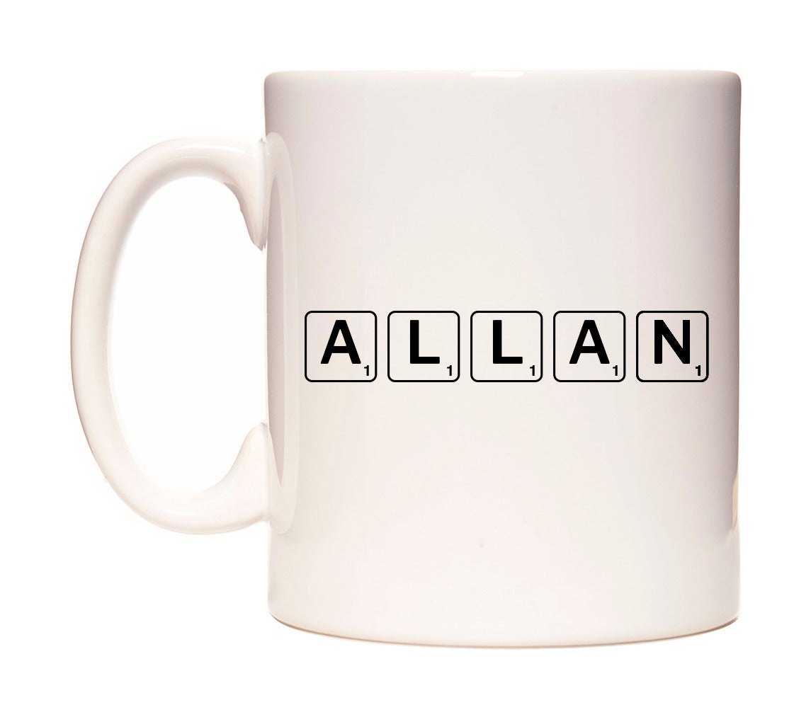 Allan - Scrabble Themed Mug