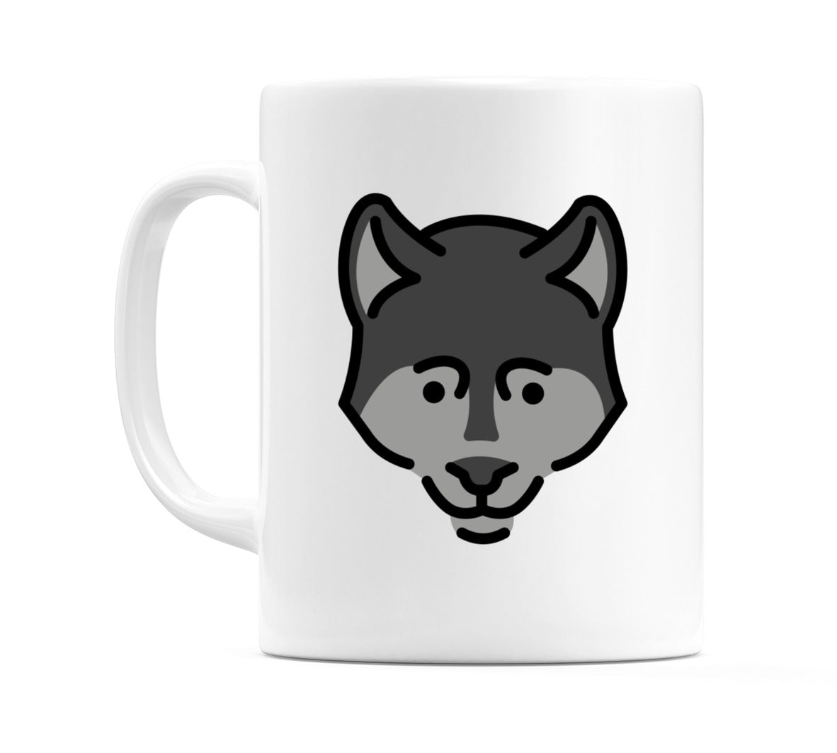 Wolf Emoji Mug
