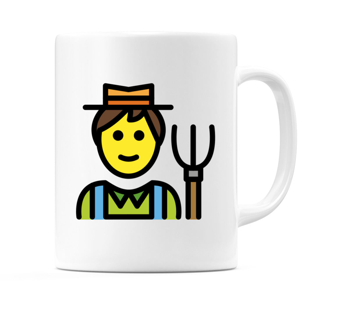 Male Farmer Emoji Mug