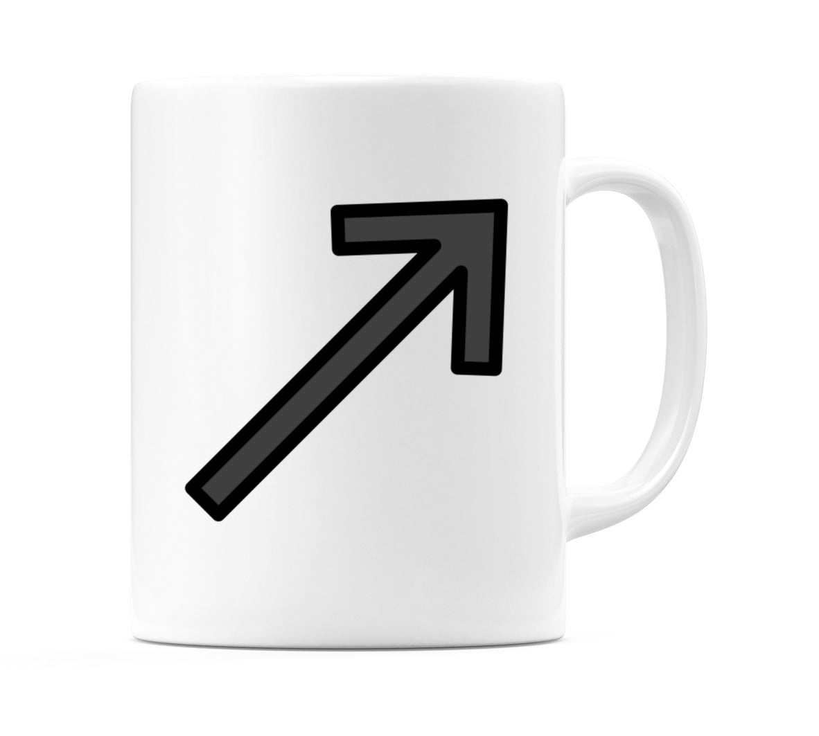 Up-Right Arrow Emoji Mug