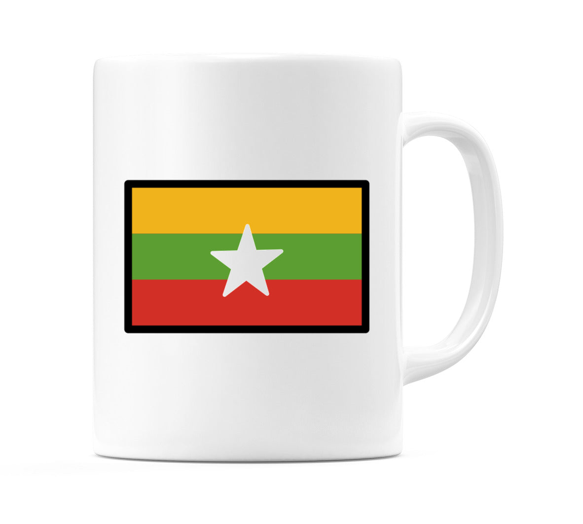Myanmar (Burma) Flag Emoji Mug